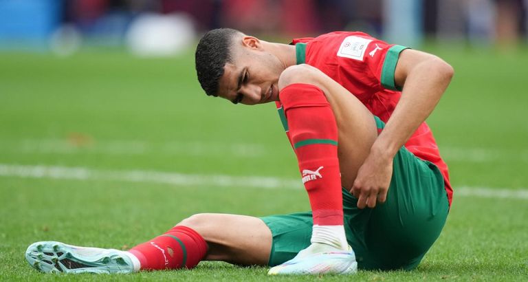 أشرف حكيمي نجم منتخب المغرب منتخب المغرب