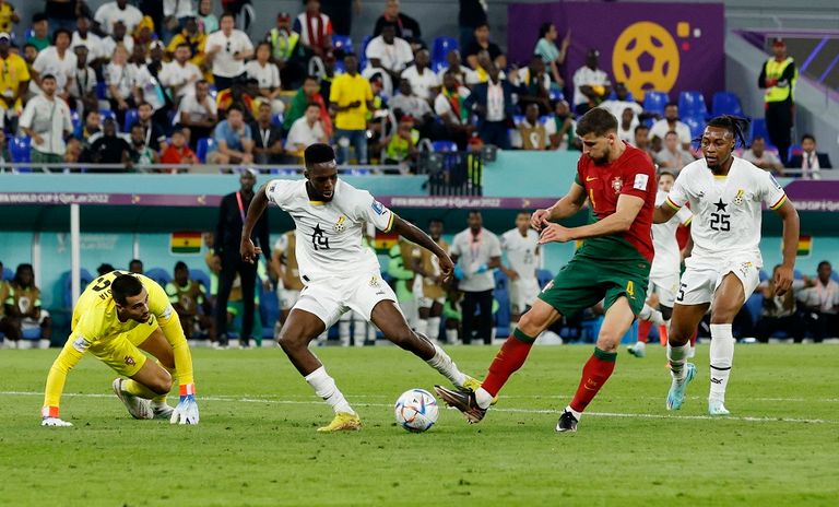 من مباراة البرتغال ضد غانا في كأس العالم 2022