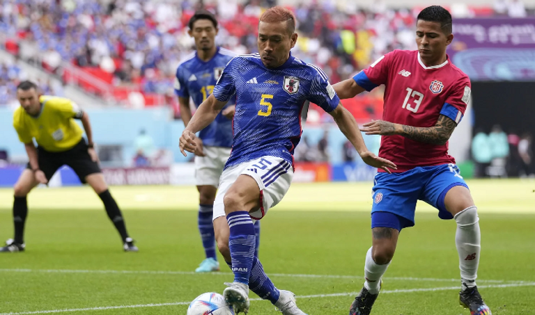 اليابان وكوستاريكا من مباراة إسبانيا وكوستاريكا في كأس العالم 2022