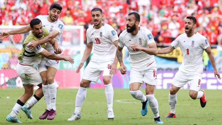 From the Iran vs Wales match in the 2022 World Cup