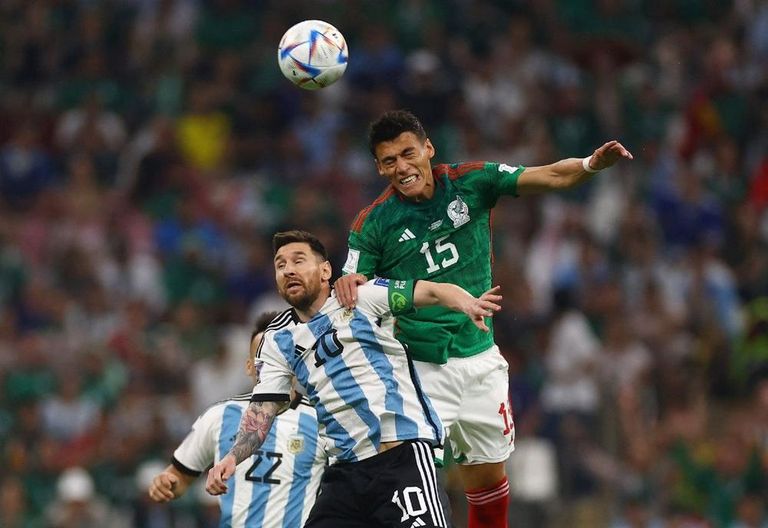 From the Argentina-Mexico match in the 2022 World Cup