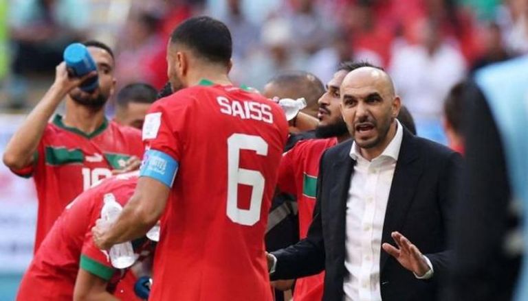 وليد الركراكي مدرب منتخب المغرب 