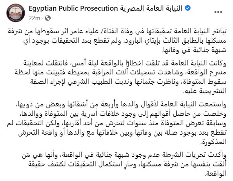 المصرية علياء عامر