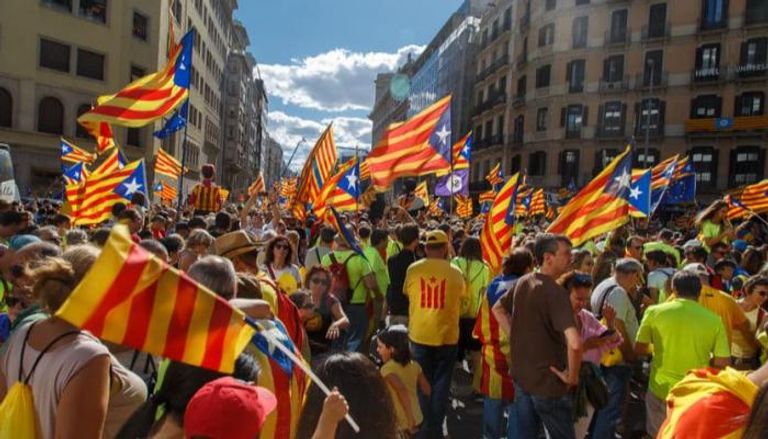 مظاهرات عارمة في إسبانيا بسبب كتالونيا- أرشيفية