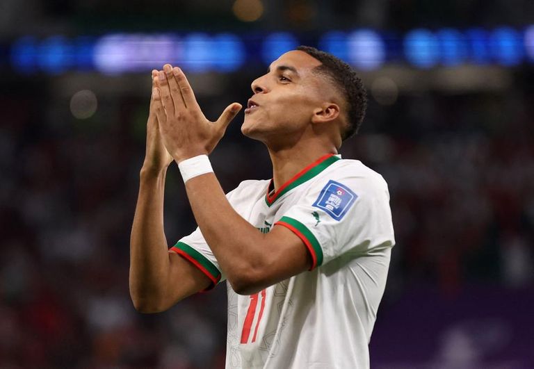 عبد الحميد صابيري نجم منتخب المغرب الجديد عبد الحميد صابيري نجم منتخب المغرب ضد بلجيكا