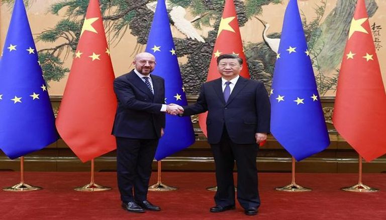 الرئيس الصيني يلتقي رئيس المجلس الأوروبي