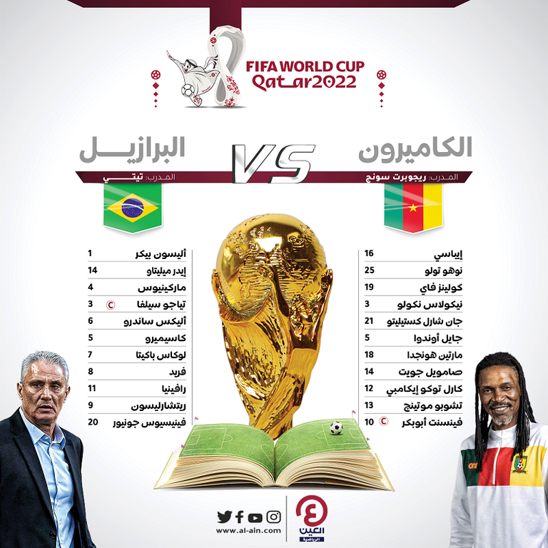 صورة أرشيفية من لقاء البرازيل والكاميرون في 2014