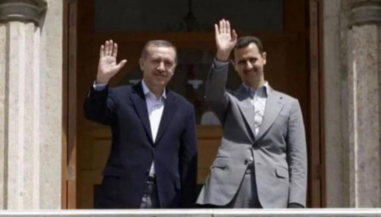 الرئيسان السوري بشار الأسد والتركي رجب طيب أردوغان