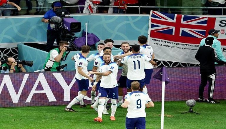 منتخب إنجلترا في كأس العالم 2022 من مباراة إنجلترا وويلز في كأس العالم 2022