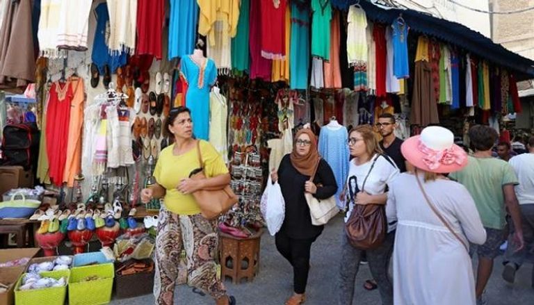 سوق تجاري في تونس- أرشيف