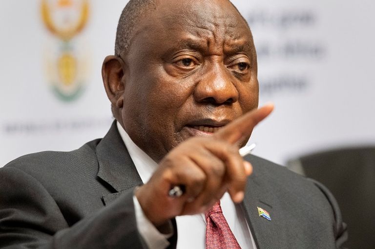 رئيس جنوب أفريقيا سيريل رامابوزا