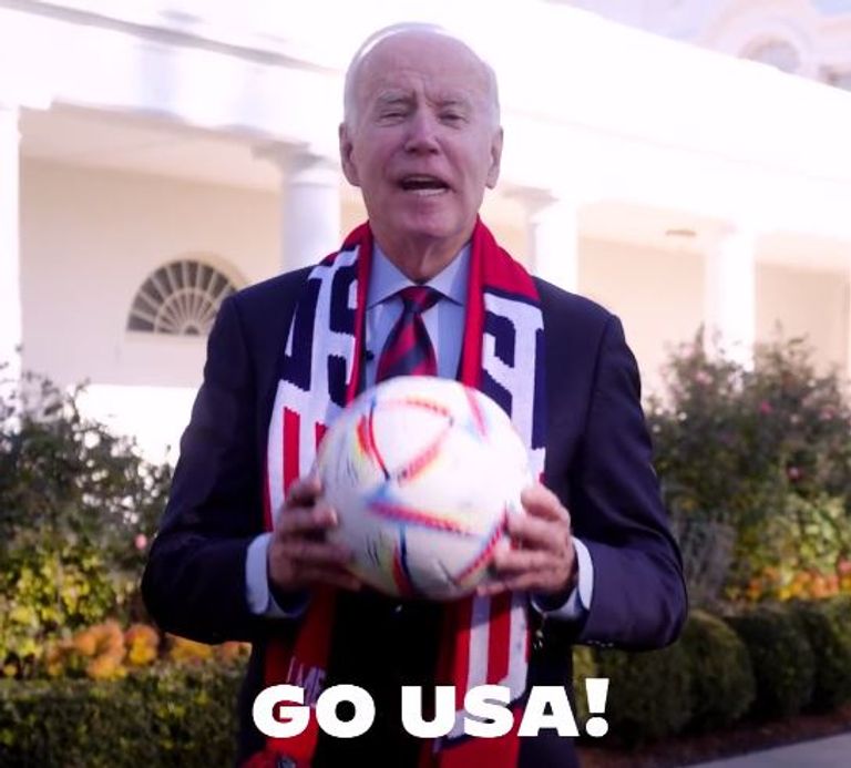 صورة من فيديو الرئيس الأمريكي جو بايدن مارك روته رئيس وزراء هولندا