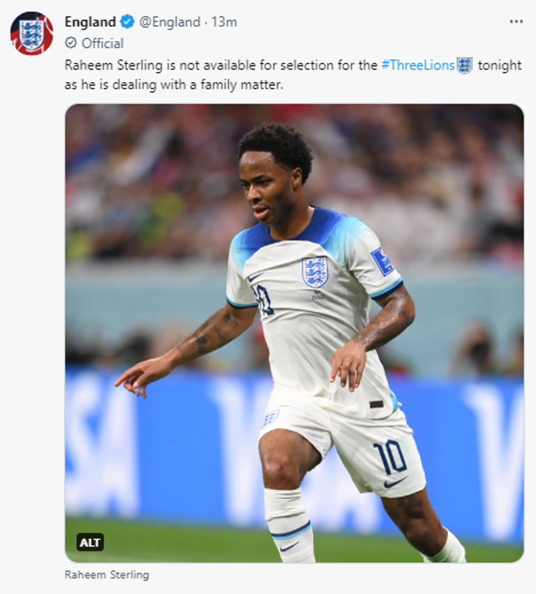 رحيم سترلينج نجم منتخب إنجلترا جاريث ساوثجيت مدرب منتخب إنجلترا