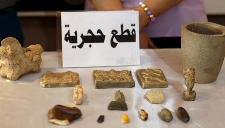 قطع أثرية استردها العراق في وقت سابق- أرشيفية