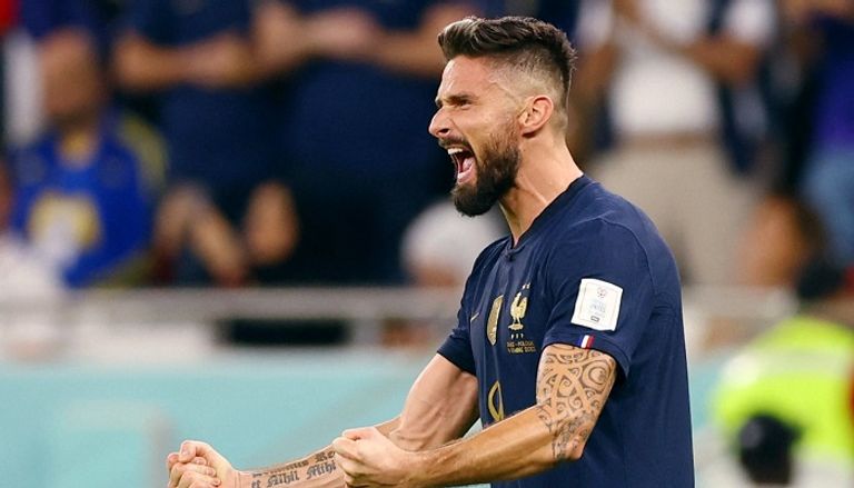 جيرو الهداف التاريخي لمنتخب فرنسا منتخب فرنسا في كأس العالم 2022