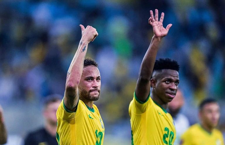 فينيسيوس ونيمار في منتخب البرازيل فينيسيوس ونيمار في منتخب البرازيل