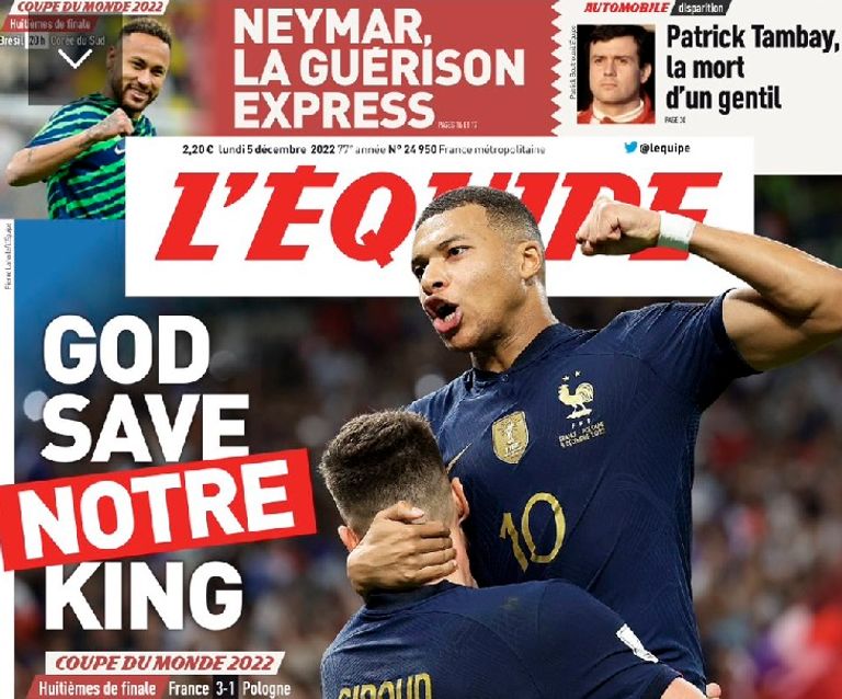 كيليان مبابي على غلاف ليكيب كيليان مبابي نجم فرنسا