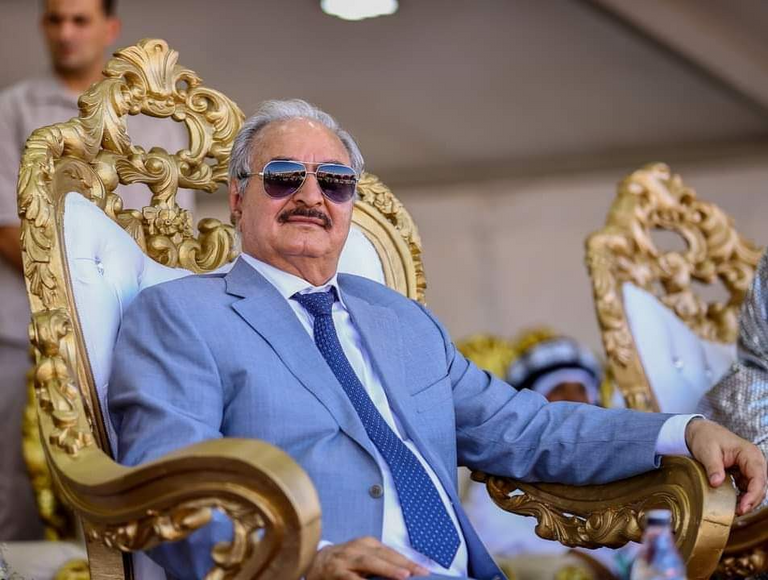 استقبال حافل لقائد الجيش الليبي