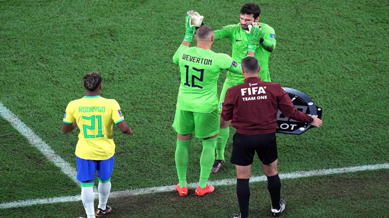 ويفرتون حارس منتخب البرازيل منتخب البرازيل