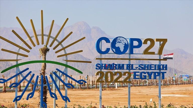 الوزير سامح شكري خلال قمة "كوب 27"