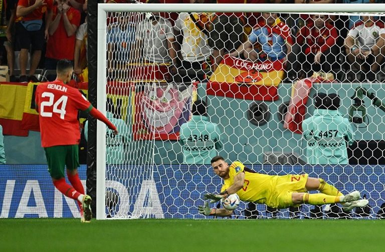 منتخب المغرب ضد إسبانيا في كأس العالم 2022