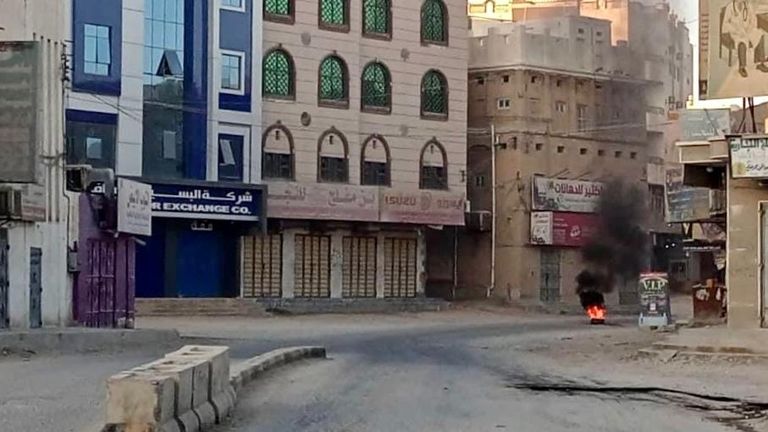 جانب من قمع الإخوان لعصيان مدني في وادي حضرموت