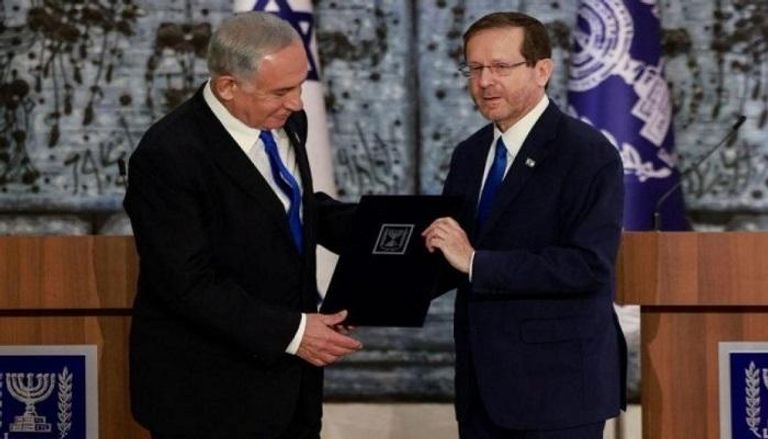 الرئيس الإسرائيلي خلال تكليف نتنياهو بتشكيل الحكومة