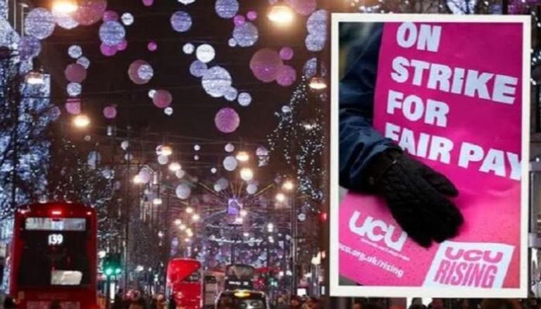 الإضرابات تمحو بهجة عيد الميلاد في بريطانيا