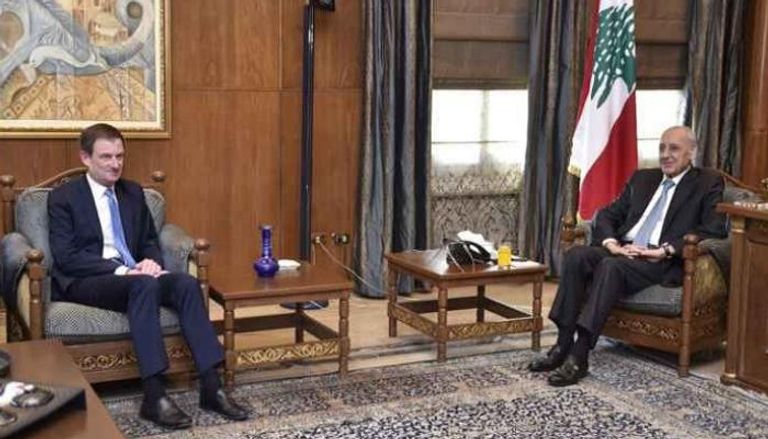 المسؤول الأمريكي خلال لقاء رئيس مجلس النواب اللبناني