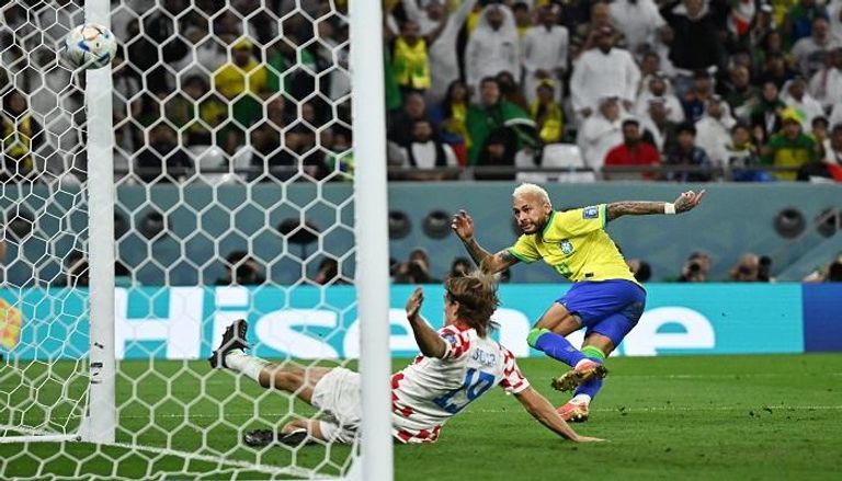 من مباراة البرازيل وكرواتيا في كأس العالم 2022