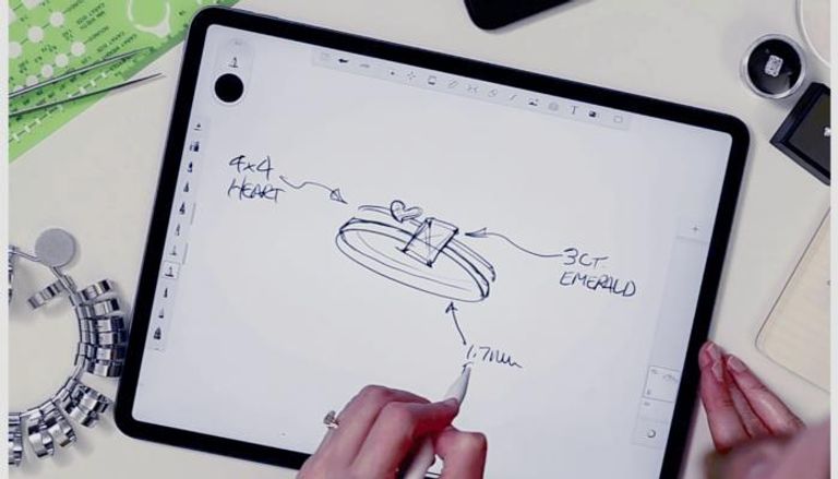 تطبيق التصميمات Sketchbook