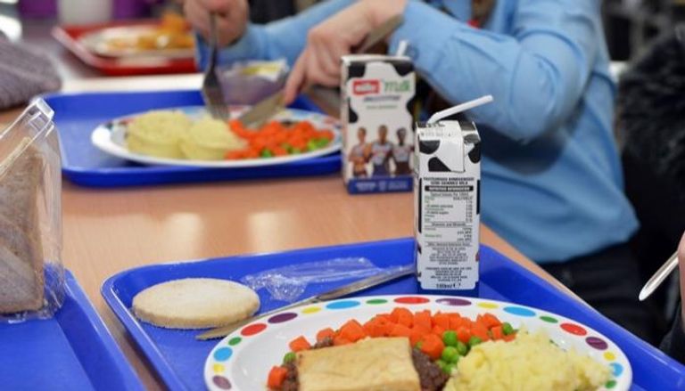 وجبات المدارس في بريطانيا- أرشيفية