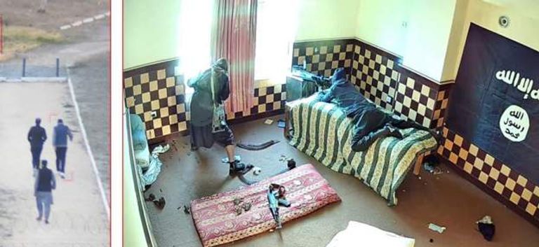 الصورة التي نشرتها داعش لمنفذي عملية الهجوم عبيد الرحمن نظاماني