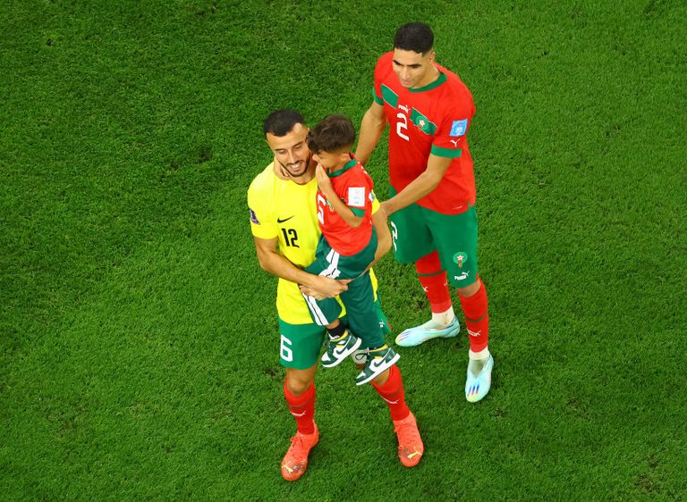 رومان سايس احتفالات نجوم المغرب