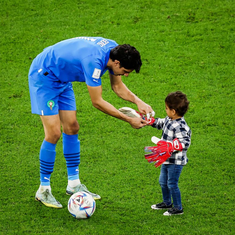 ياسين بونو احتفالات نجوم المغرب