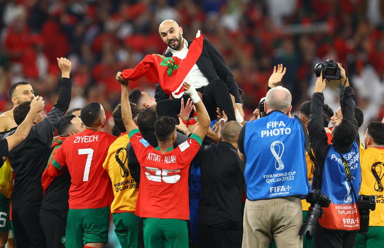 احتفالات نجوم المغرب