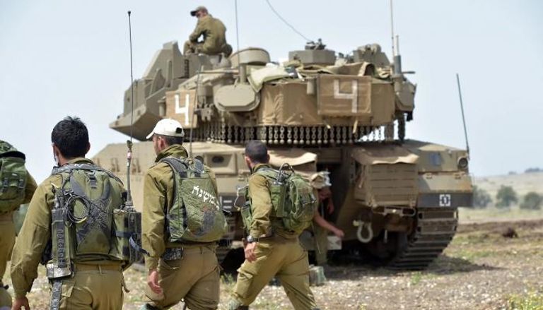 تمرين سابق للجيش الإسرائيلي عند الحدود الشمالية