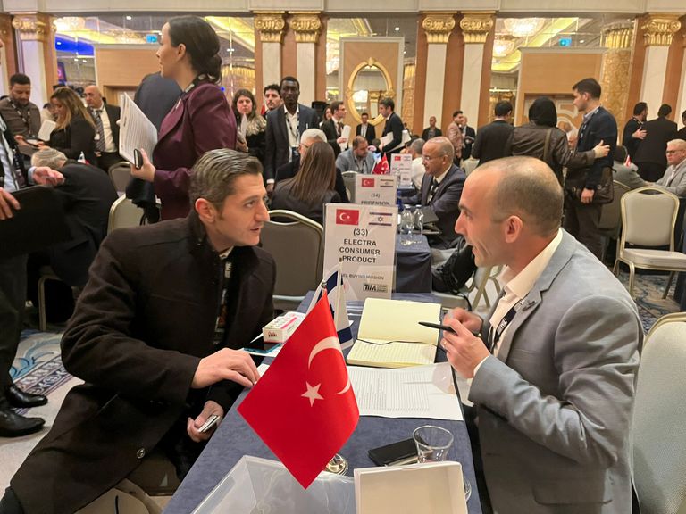 جانب من اللقاءات  الإسرائيلية التركية