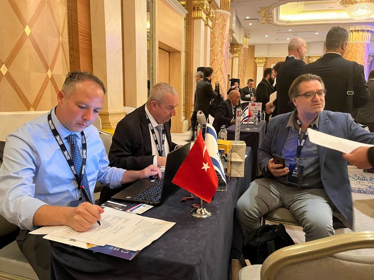 جانب من اللقاءات  الإسرائيلية التركية