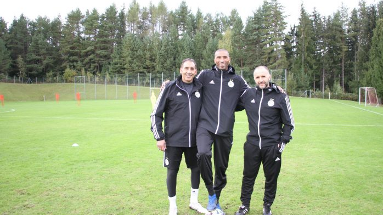 جمال بلماضي وعبدالسلام وادو جمال بلماضي مدرب منتحب الجزائر