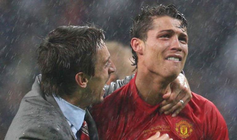 بكاء كريستيانو رونالدو