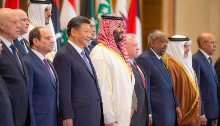 جانب من القمة الصينية العربية في الرياض 