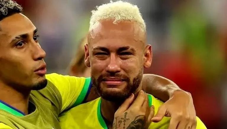 نيمار دا سيلفا نجم منتخب البرازيل بعد توديع كأس العالم 2022
