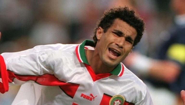 صلاح الدين بصير نجم منتخب المغرب في كأس العالم 1998