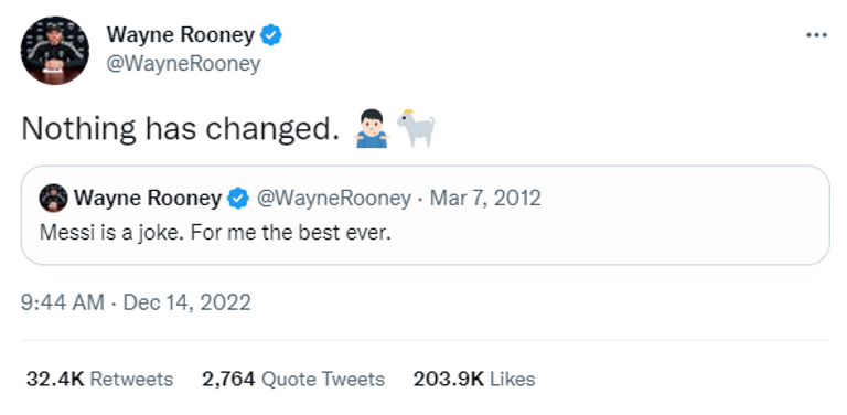 ميسي ورونالدو وواين روني