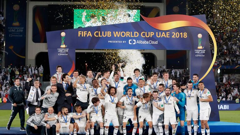 ريال مدريد بطل مونديال الأندية في أبوظبي عام 2018 كأس العالم للأندية