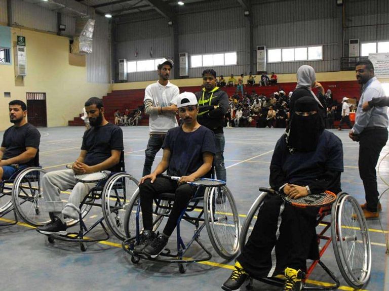 فريق أصحاب الهمم للتنس في اليمن