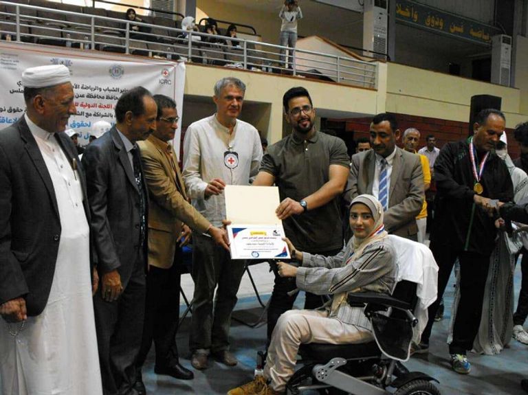 فريق أصحاب الهمم للتنس في اليمن