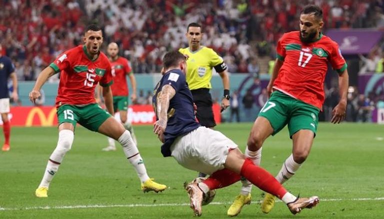 فرنسا والمغرب - كأس العالم 2022