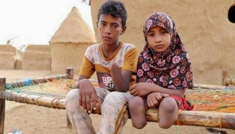 أطفال ضحايا ألغام الحوثي غرب اليمن- أرشيفية